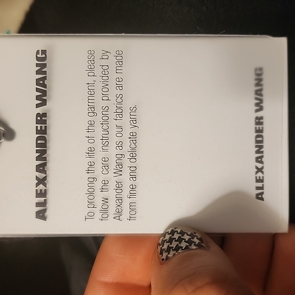 Alexander Wang Womens black skirt winter wool alpaca cupro new with tag authenti - Picture 9 of 13